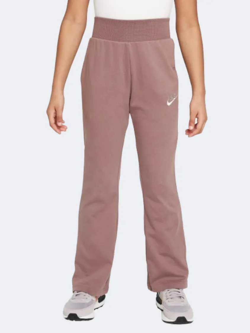 Nike Sportswear Flare Girls Lifestyle Pant Smoky Mauve/Platinum