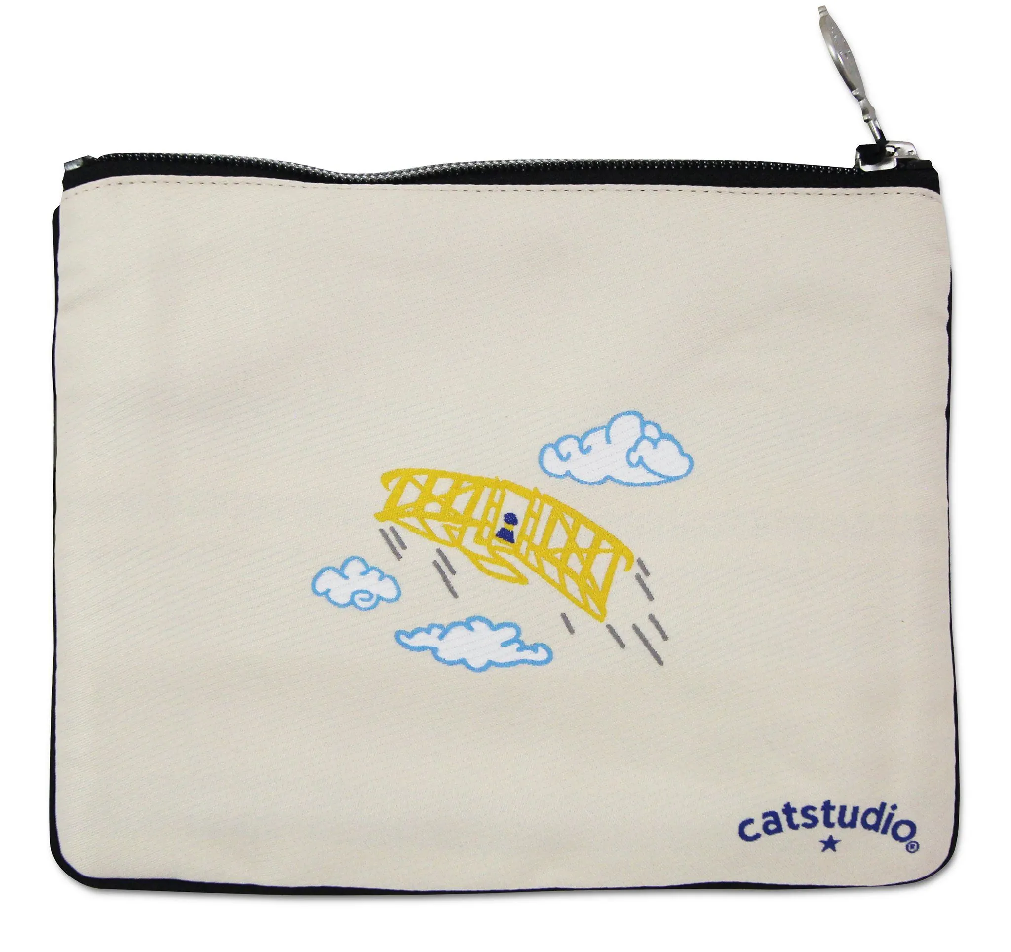 North Carolina Zip Pouch - Natural