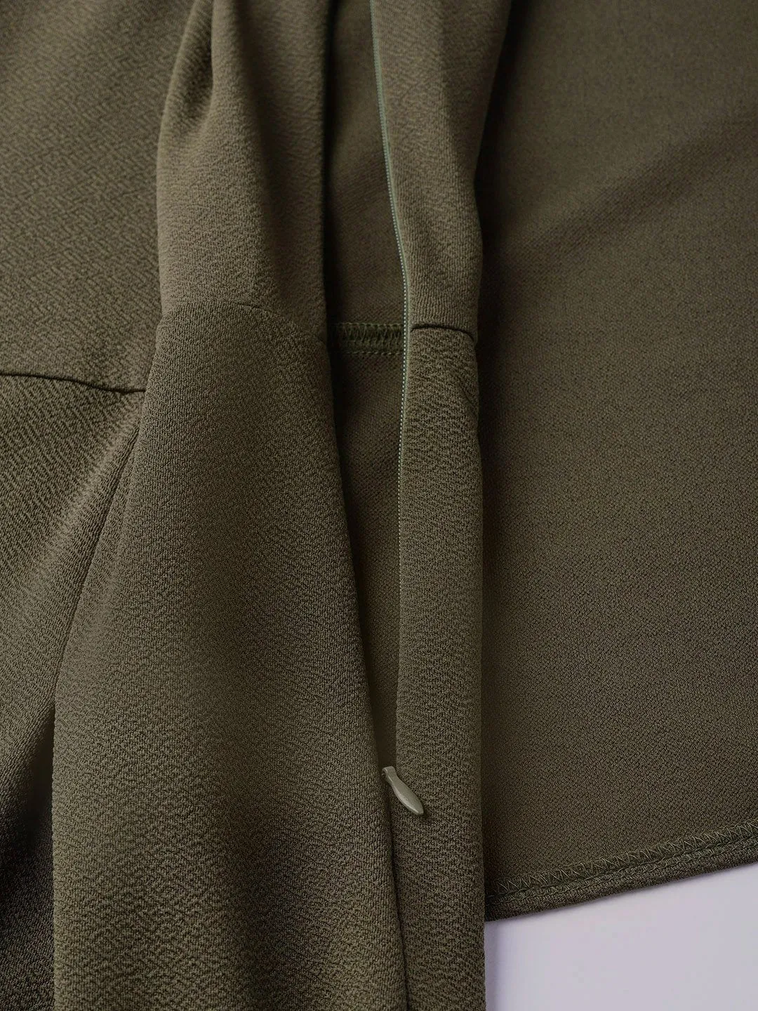 Olive Cape Jumpsuit