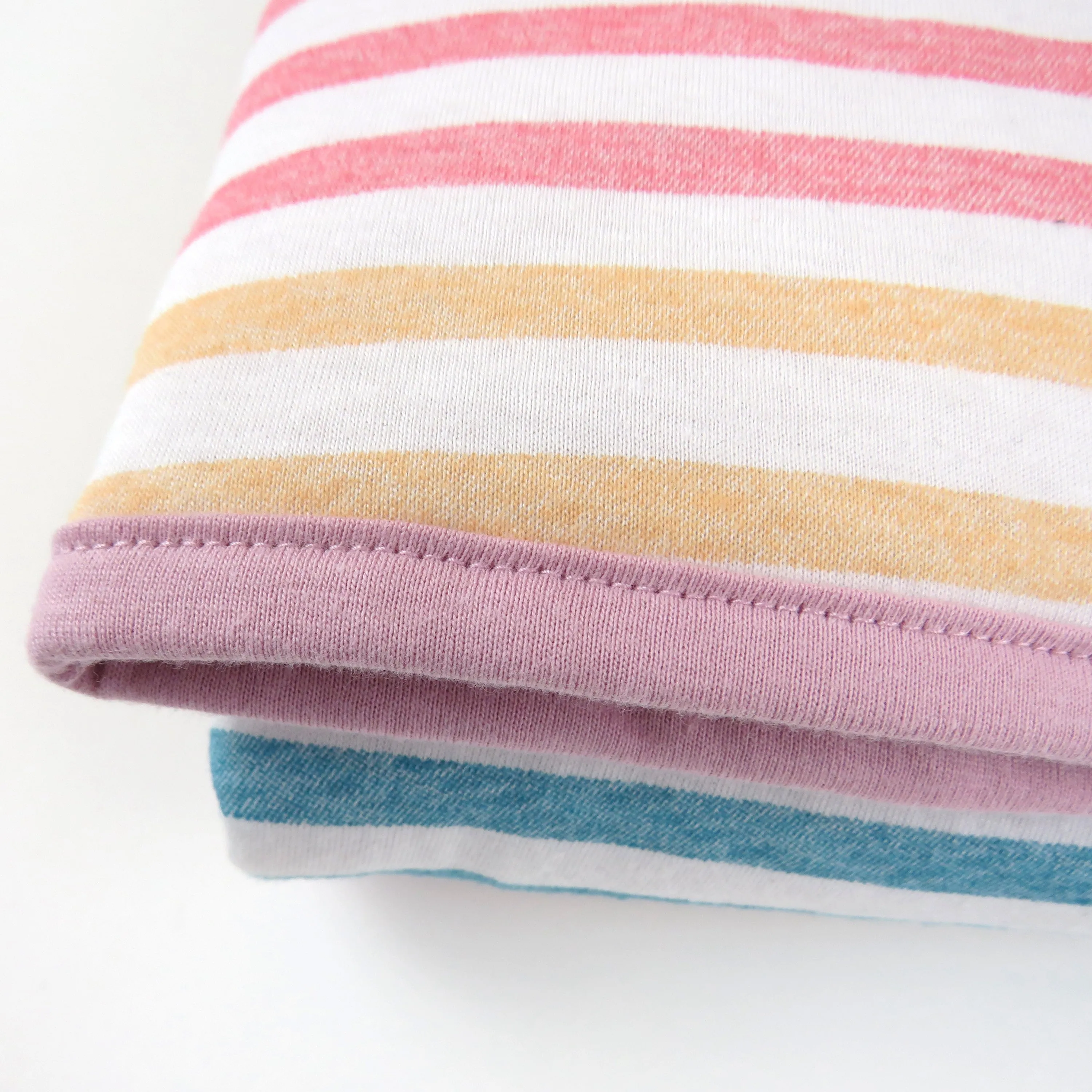 Organic Cotton Hand-Quilted Reversible Baby Blanket