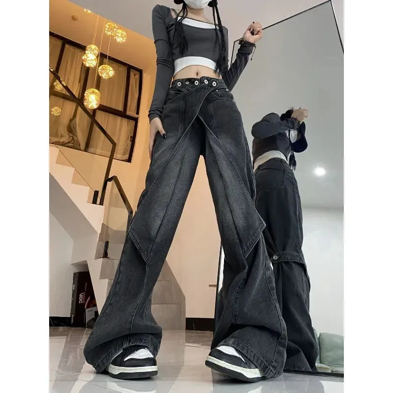 Oversize Women Jeans Y2K Baggy Vintage Spring Pants