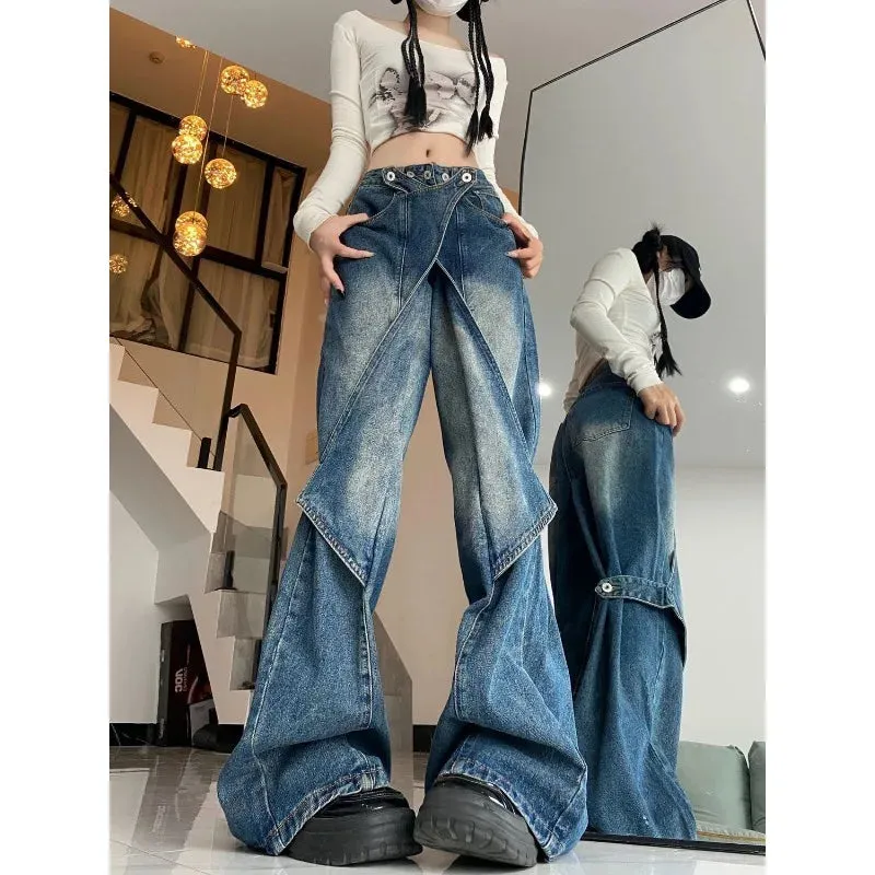 Oversize Women Jeans Y2K Baggy Vintage Spring Pants