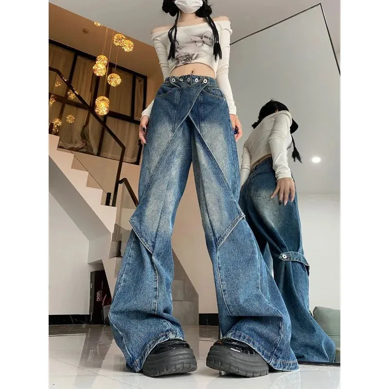 Oversize Women Jeans Y2K Baggy Vintage Spring Pants