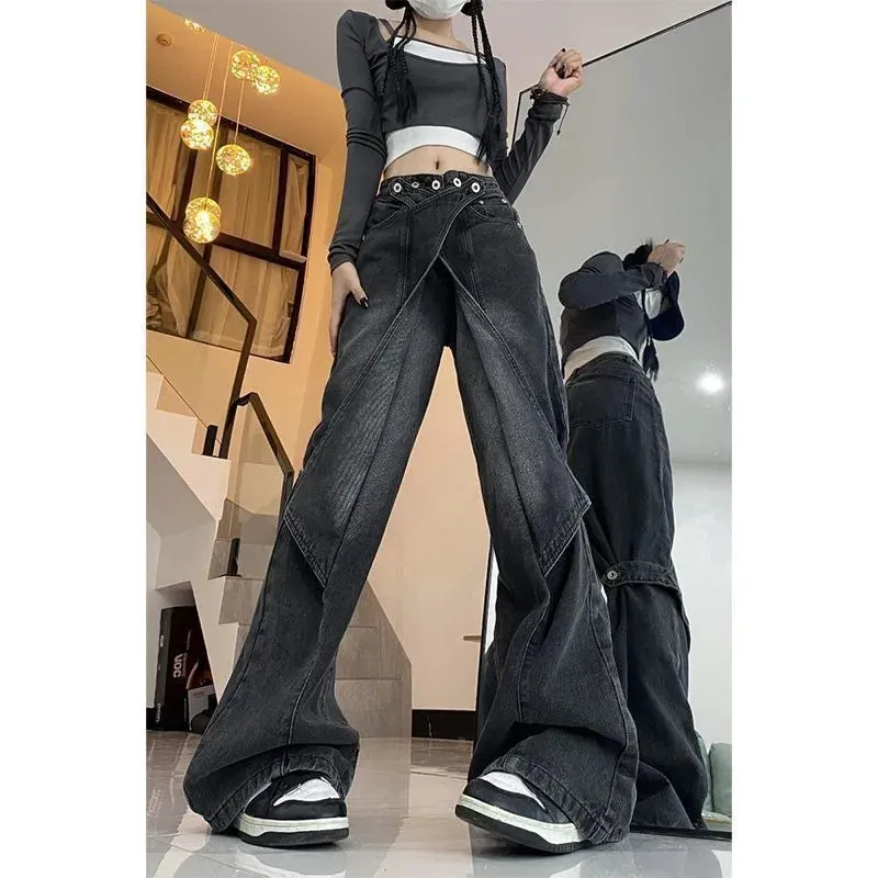 Oversize Women Jeans Y2K Baggy Vintage Spring Pants