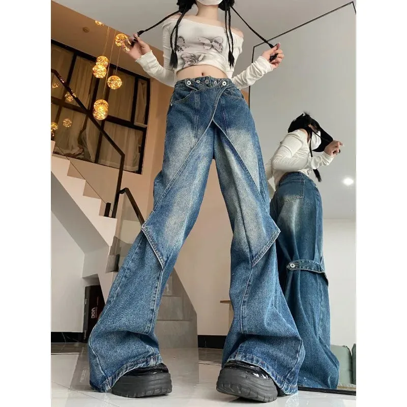 Oversize Women Jeans Y2K Baggy Vintage Spring Pants