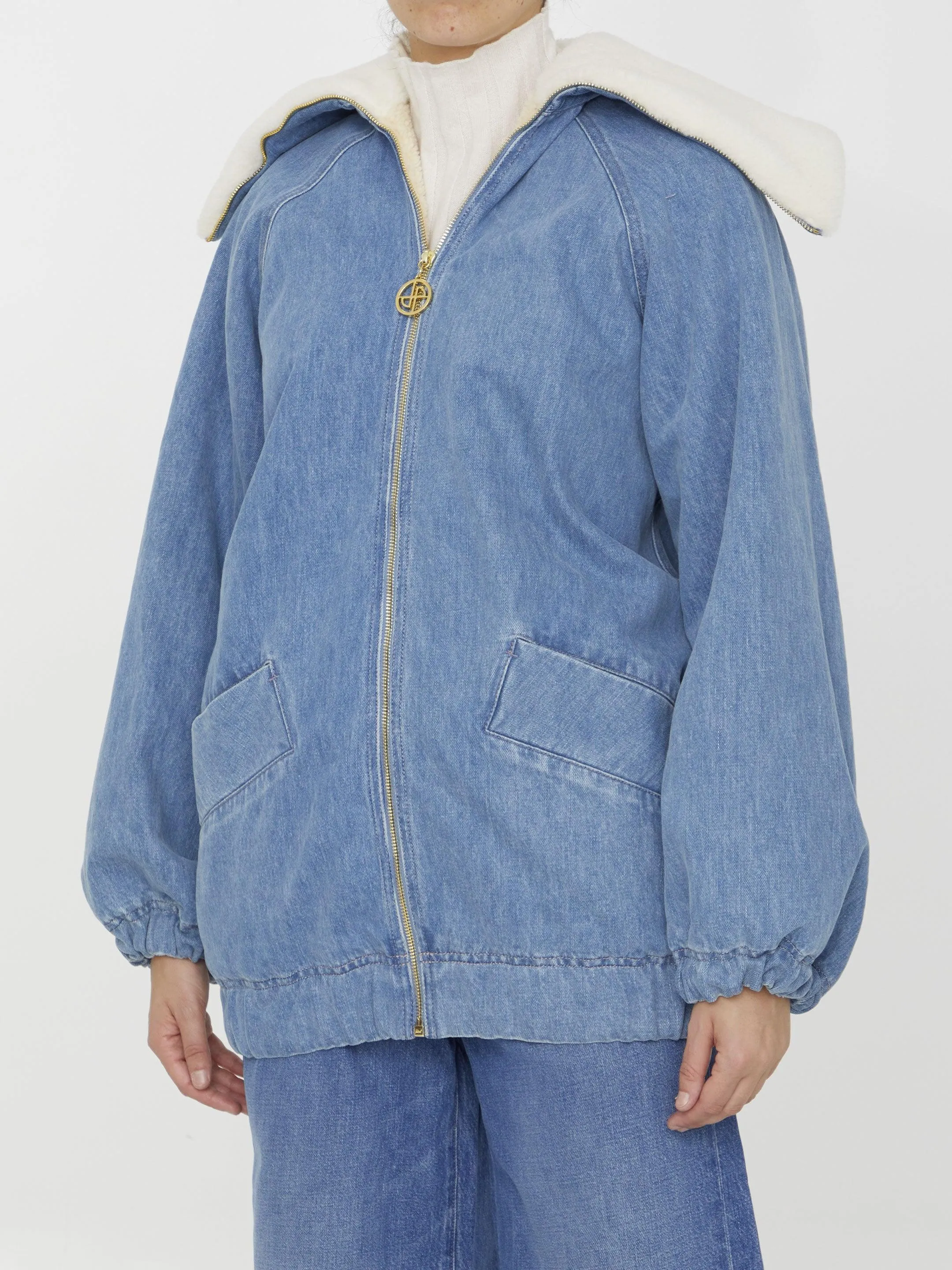 Patou Oversized Denim Jacket