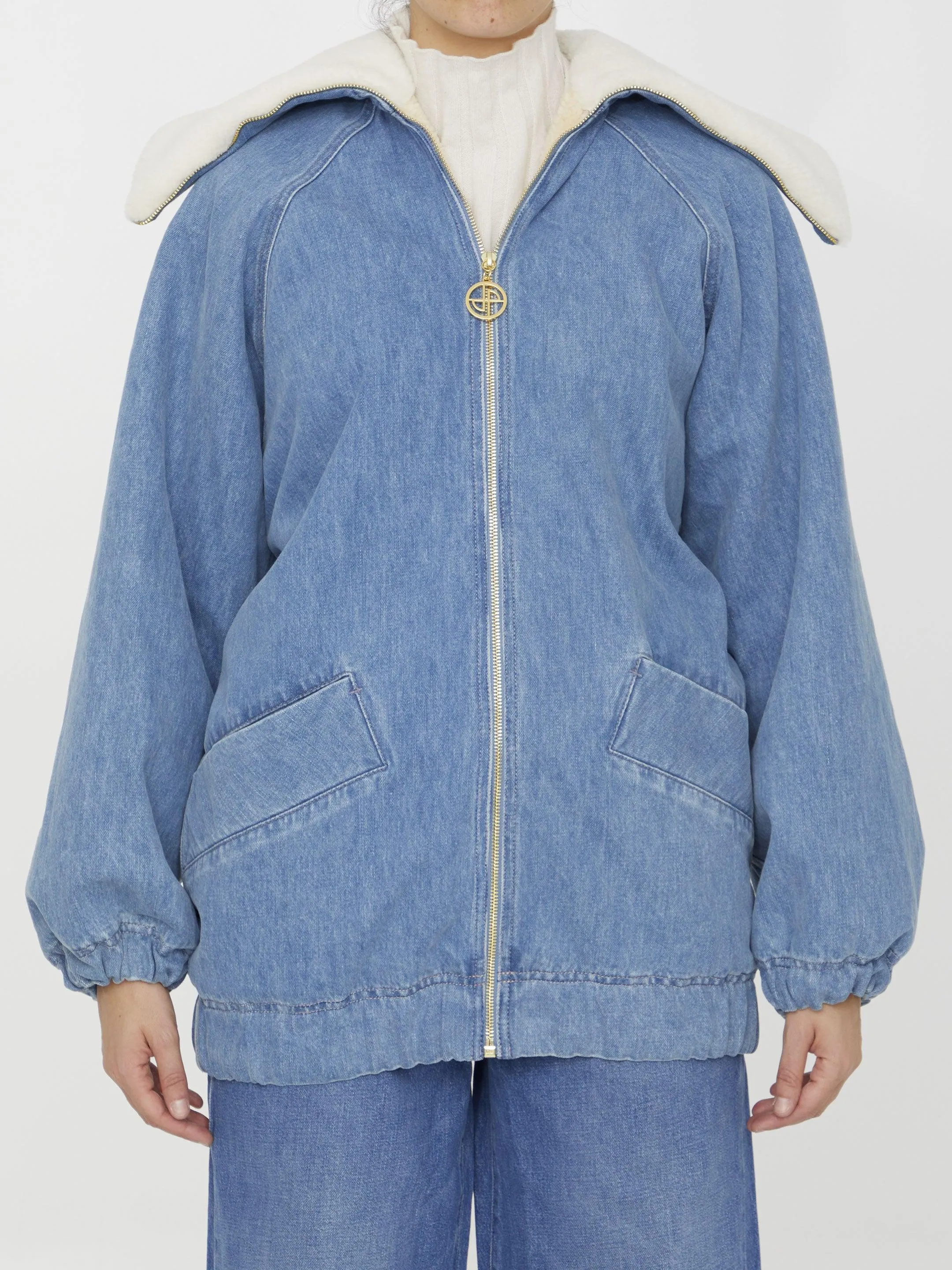 Patou Oversized Denim Jacket