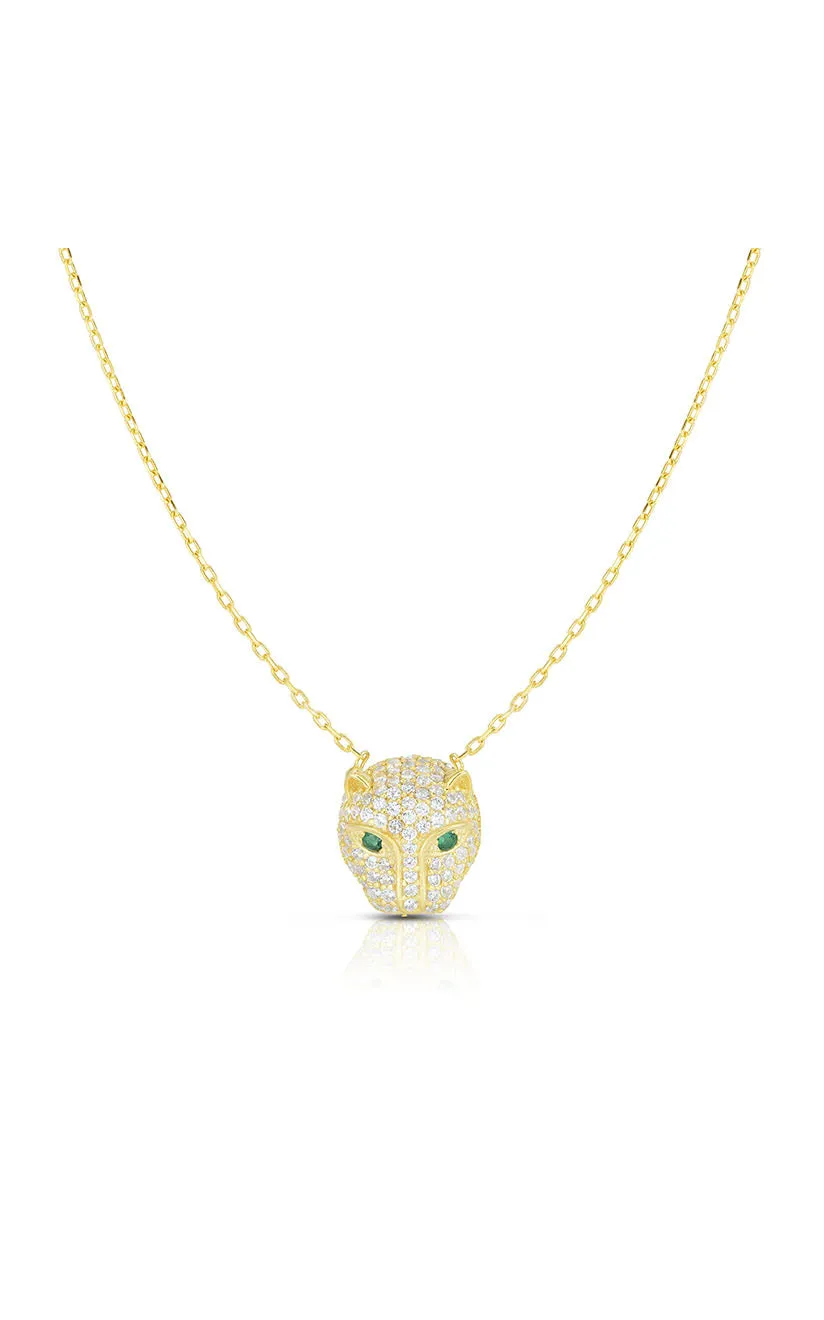 Pavé Panther Necklace