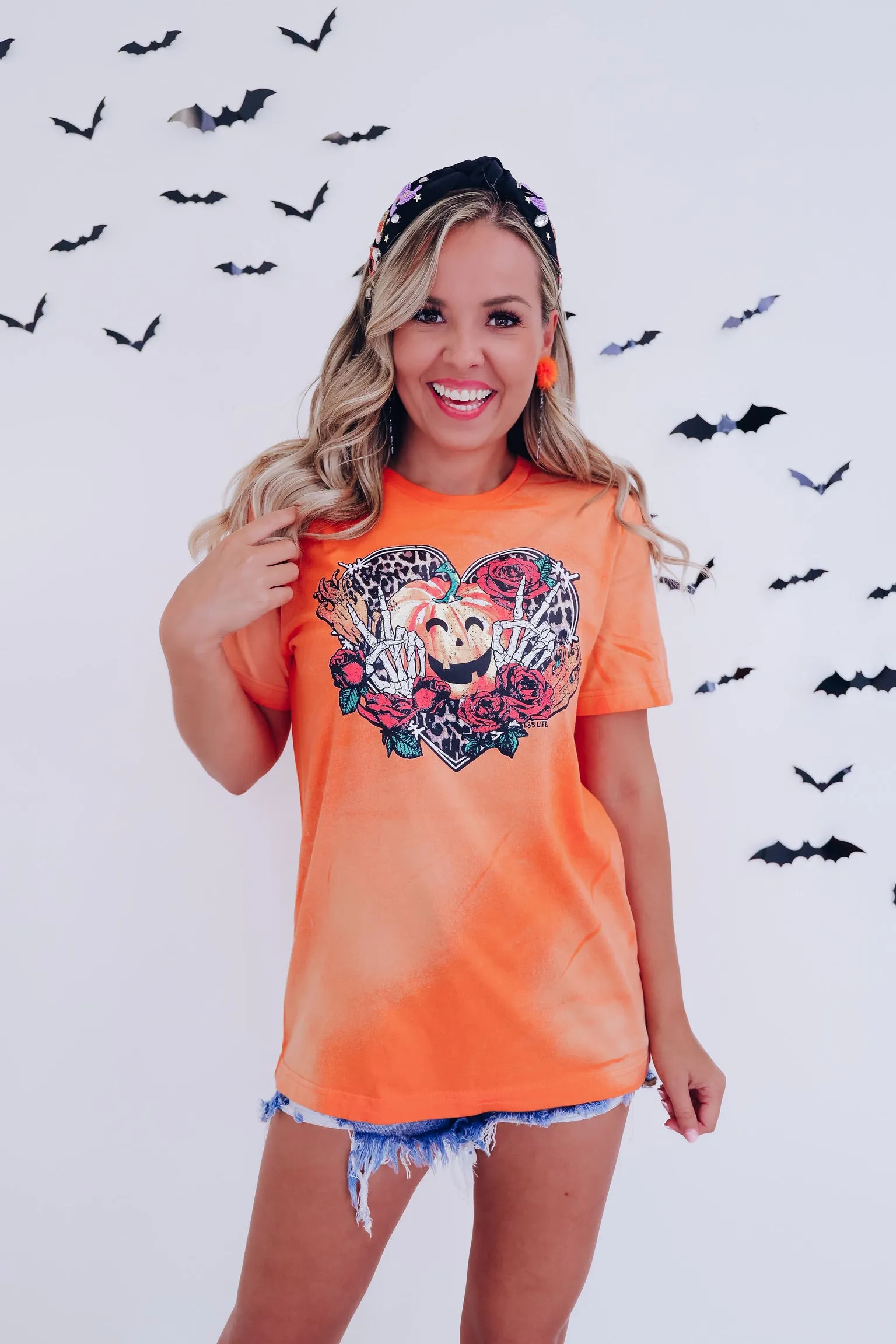 Peace Love & Pumpkins Graphic Tee S-3X