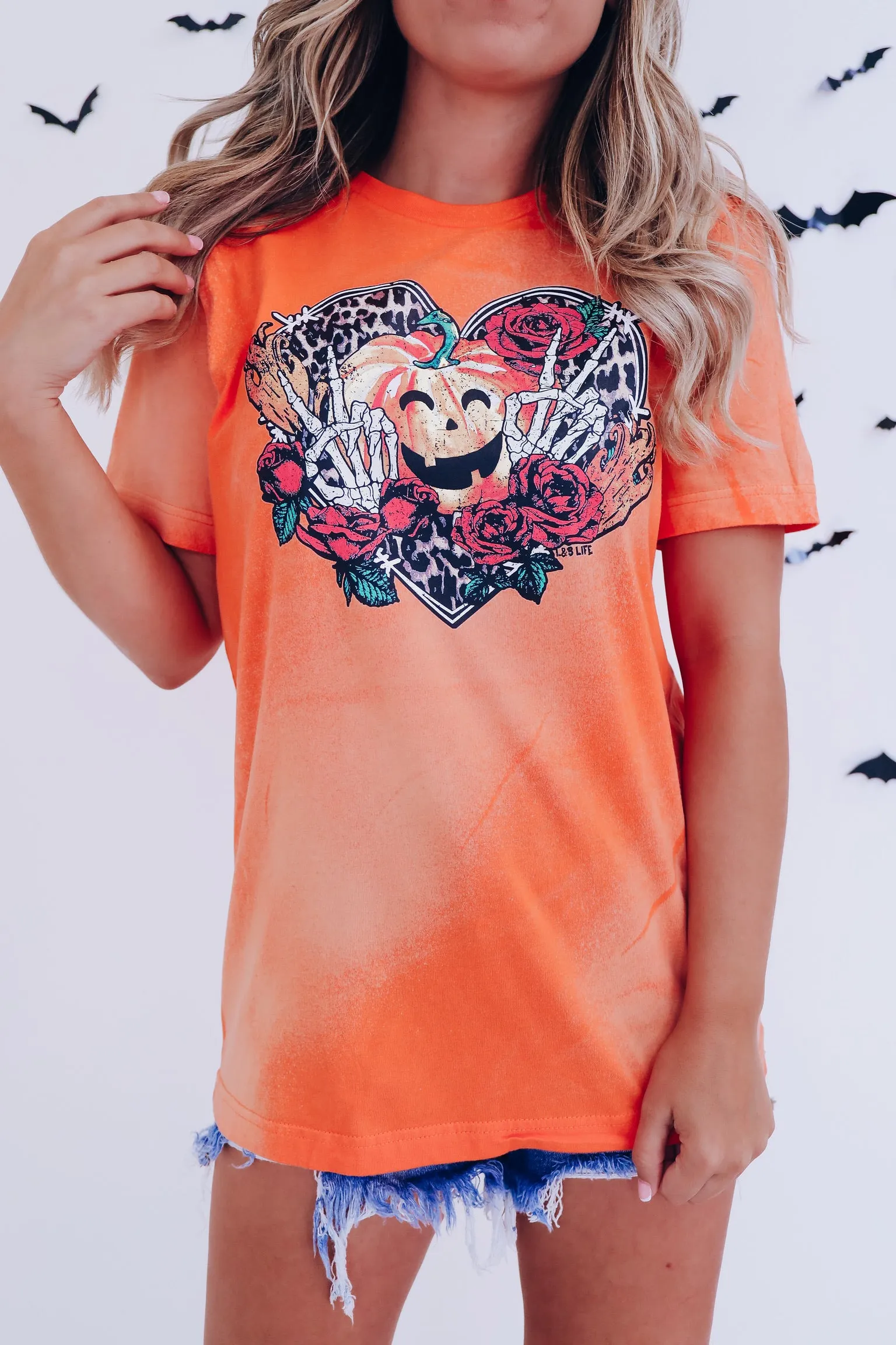 Peace Love & Pumpkins Graphic Tee S-3X