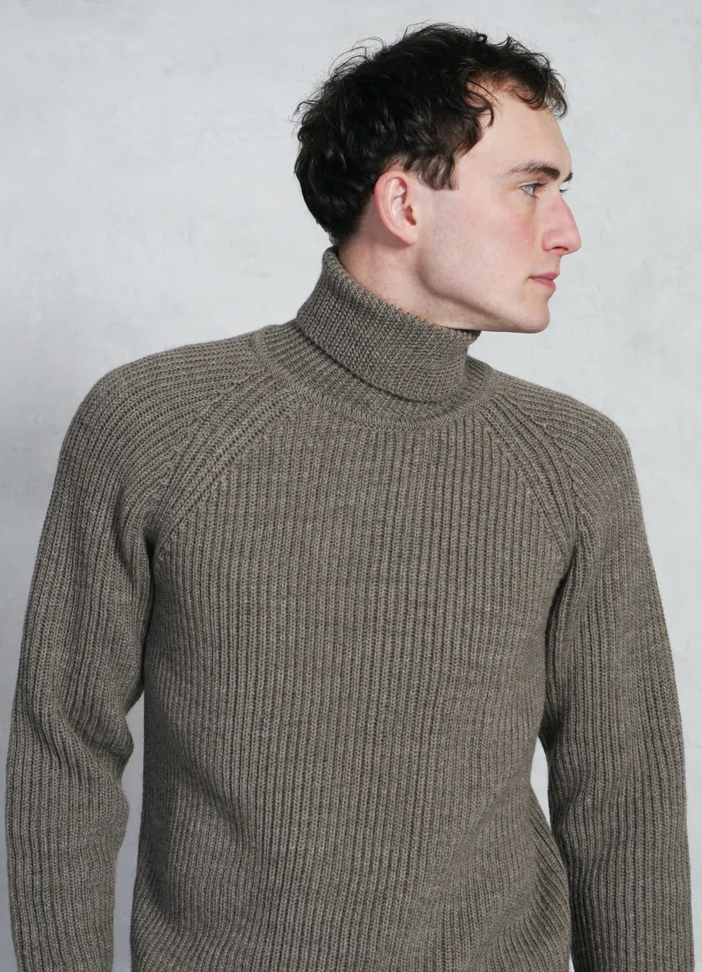 PELLE 28-06-9 | Heavy Knit Turtleneck | Natural