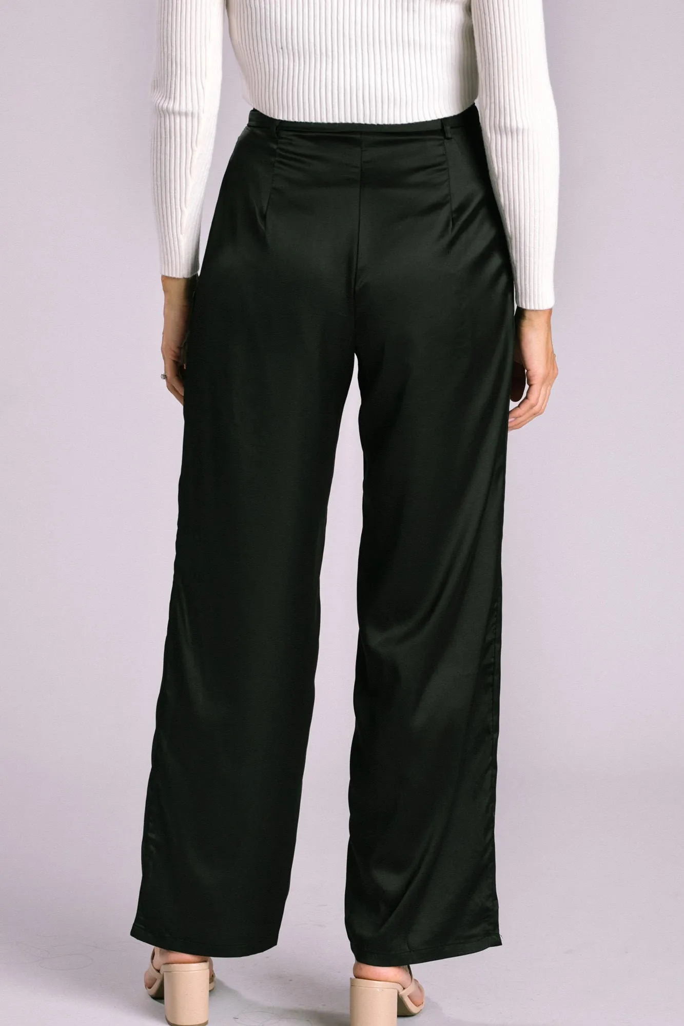 Phoenix High Waist Satin Pants