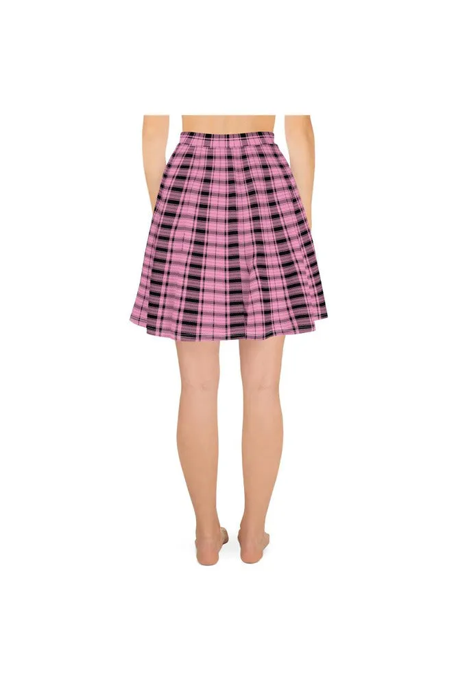 Plaid Panther Skater Skirt