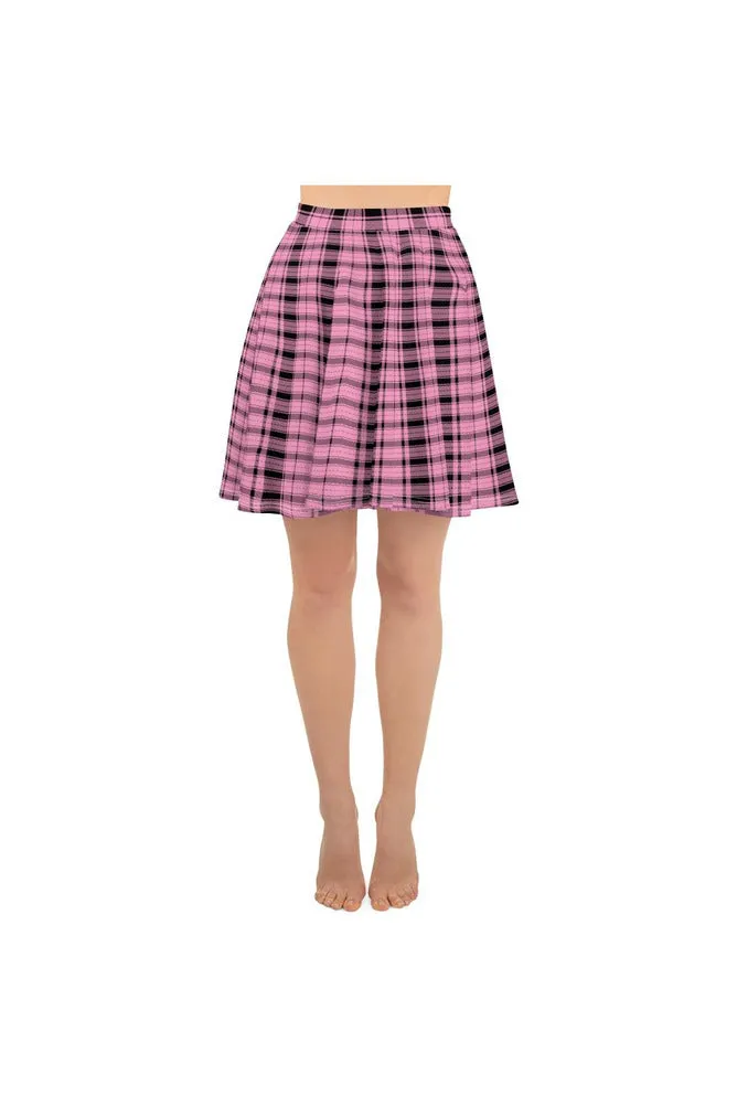 Plaid Panther Skater Skirt