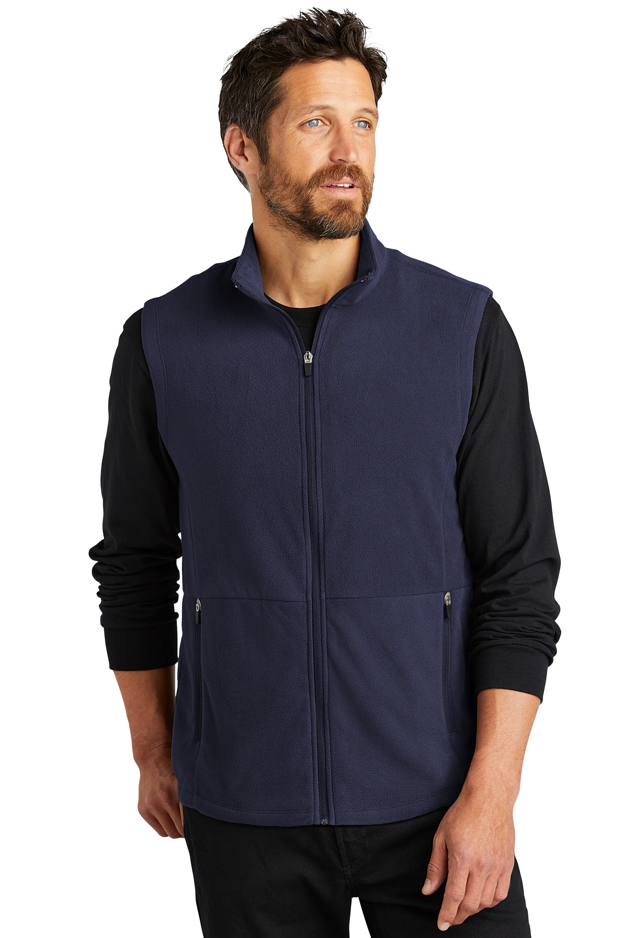 Port Authority® Accord Microfleece Vest - Navy