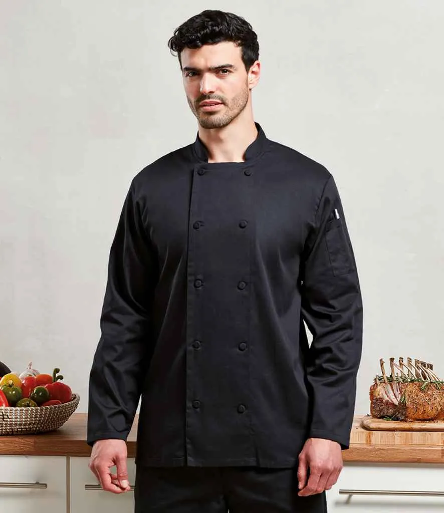 Premier - Coolchecker® Long Sleeve Chef's Jacket