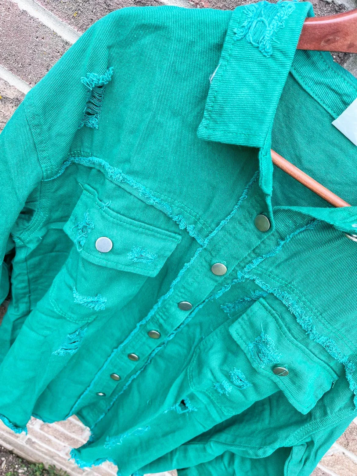 PREORDER: The Jenny Distressed Shacket BESTSELLER 12.9.24