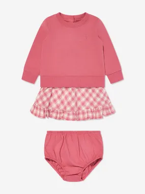 Ralph Lauren Baby Girls Sweater Dress in Pink