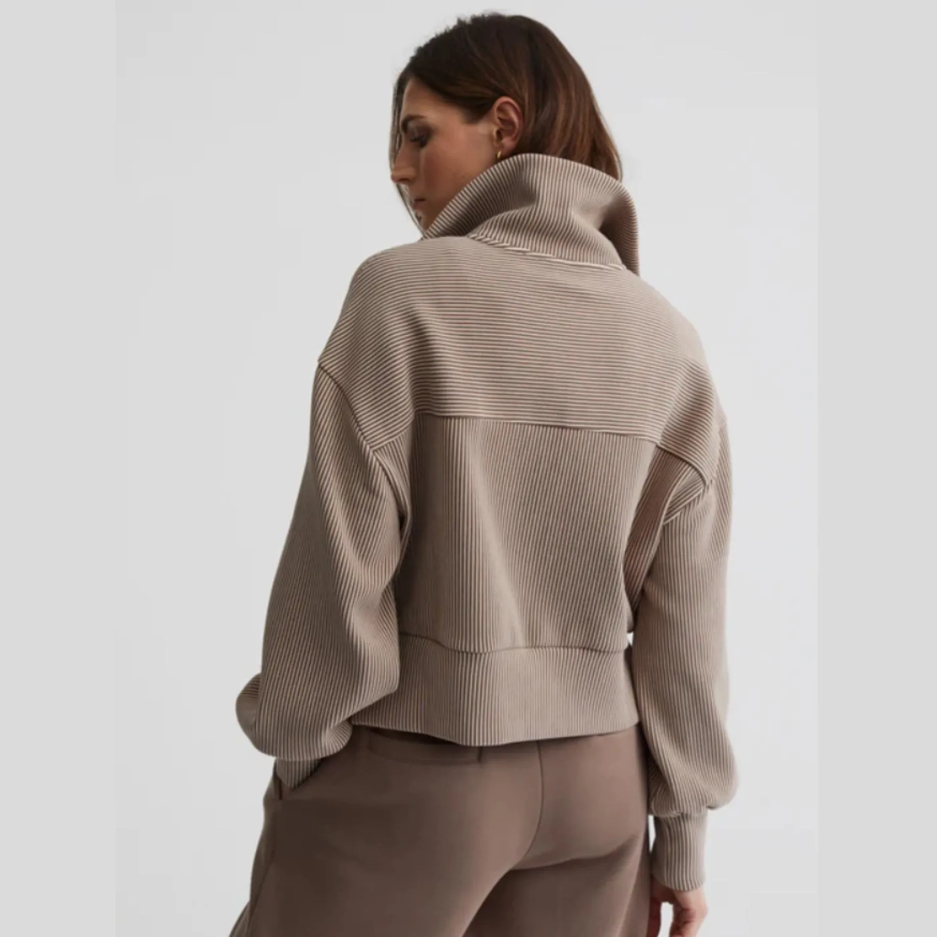 Ramona Half Zip 2.0 Taupe Sand