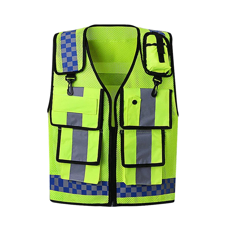 Reflective vest multi pocket for police(MJ-S35)