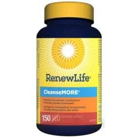 Renew Life Cleanse More BONUS 150s