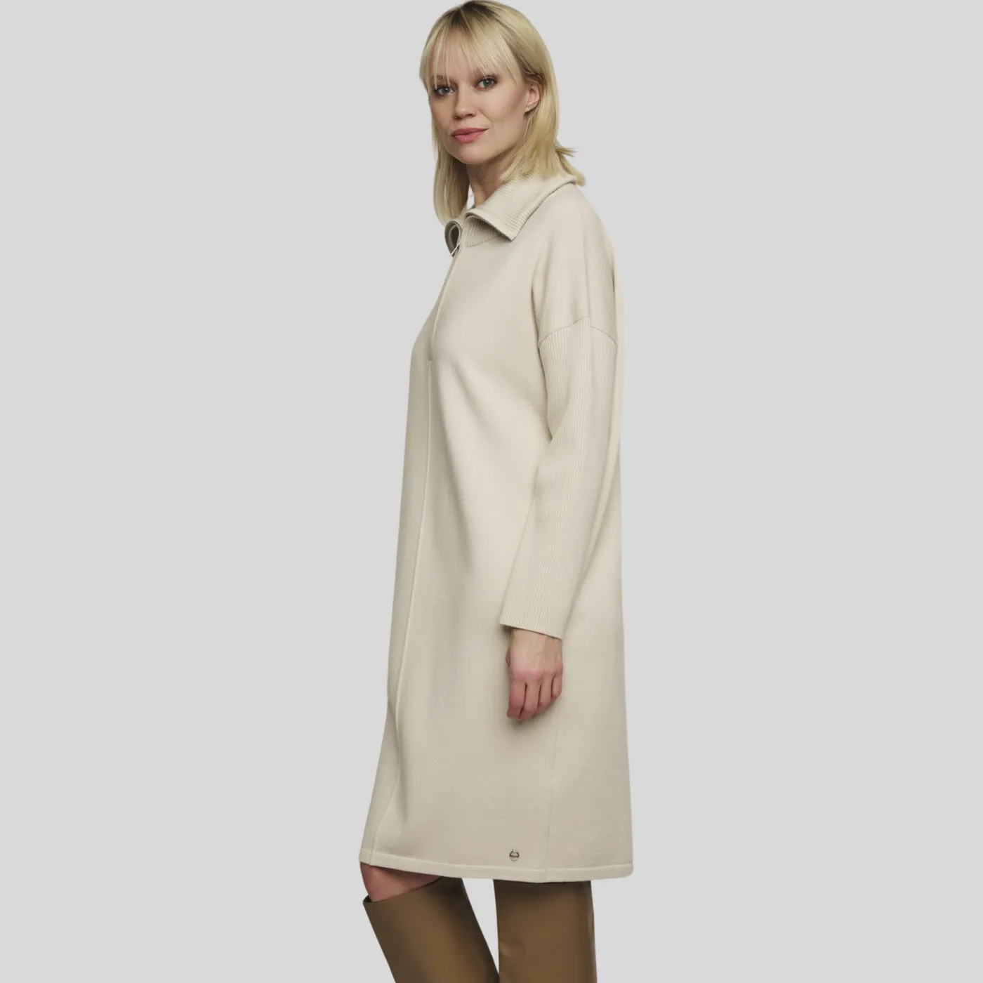 Rino & Pelle Banou Half-Zip Sweater Dress