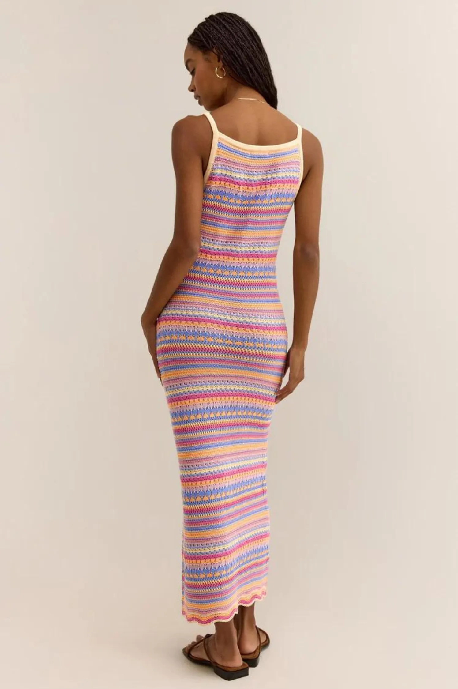 Santa Cruz Stripe Midi Dress