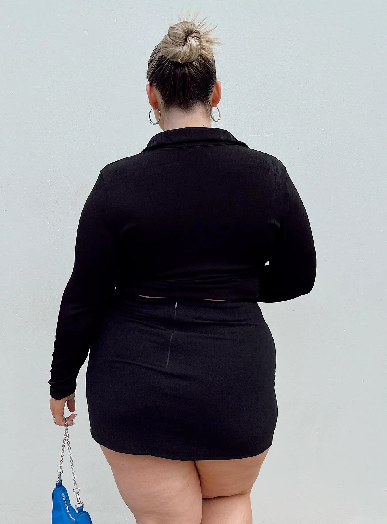 Selby Mini Skirt Black Curve Lower Impact