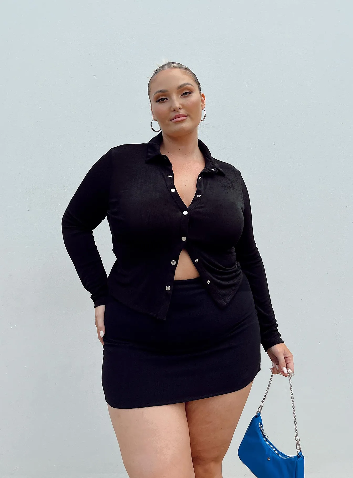 Selby Mini Skirt Black Curve Lower Impact