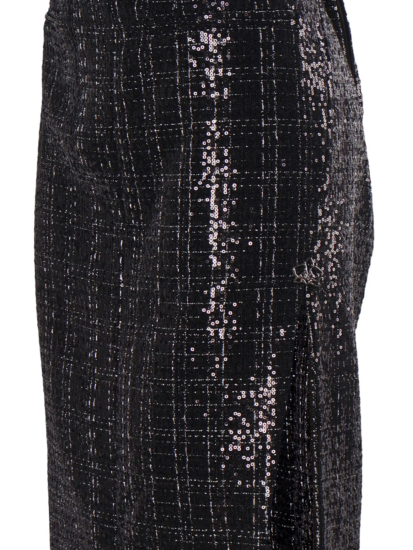 Sequined High Waist Pencil Skirt