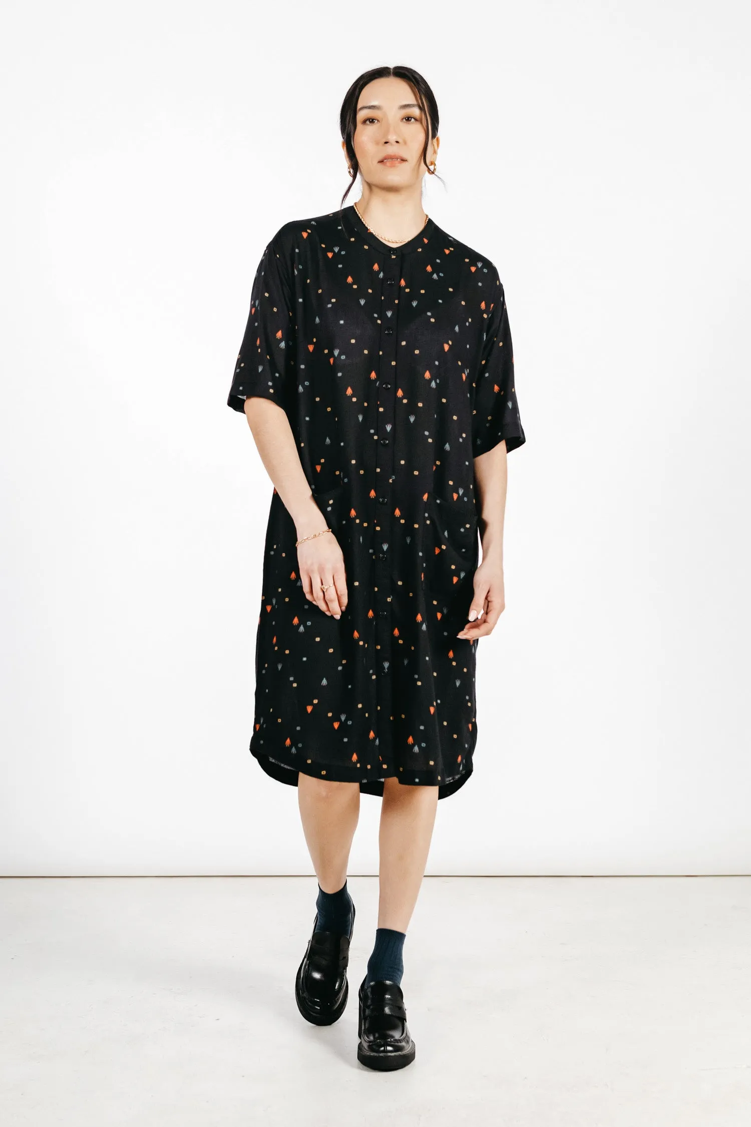 Signe Dress / Artifact Print