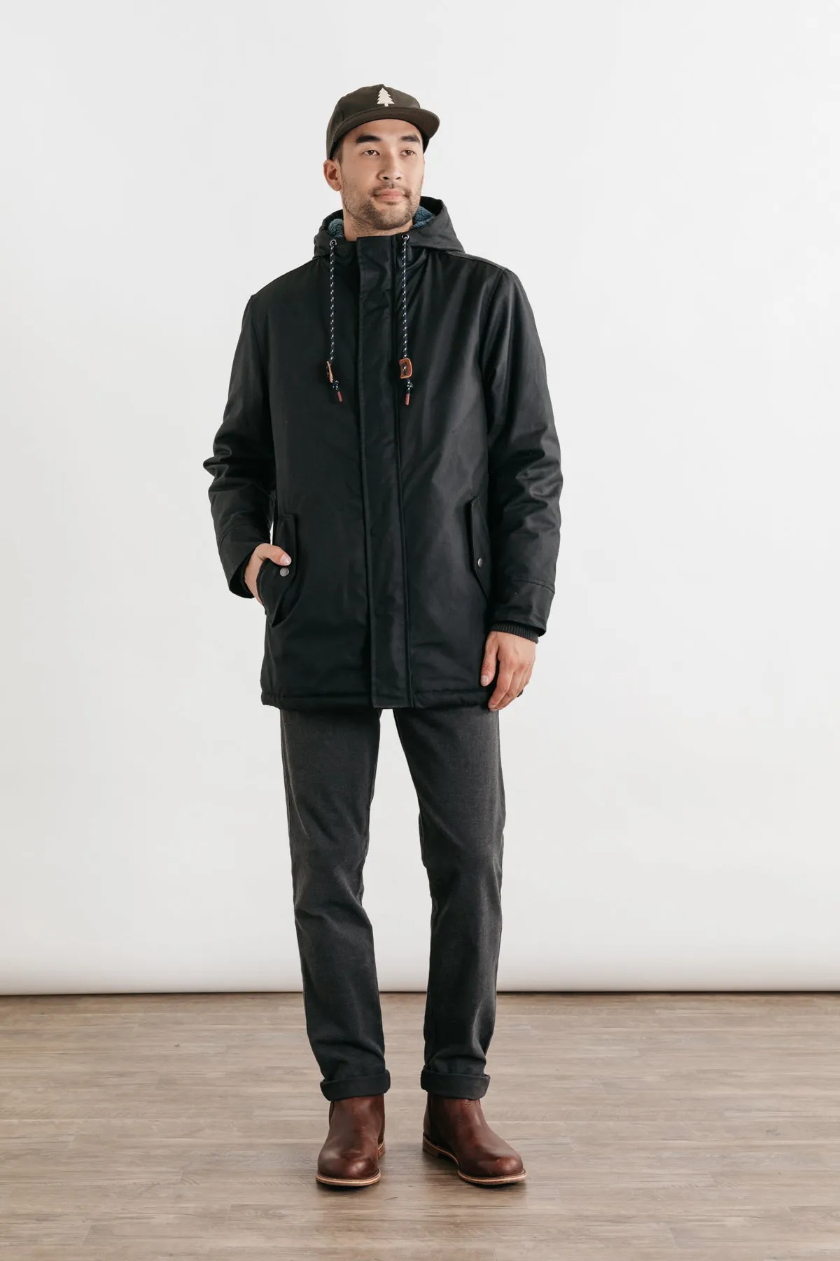 Sitka Parka / Black Waxed Canvas