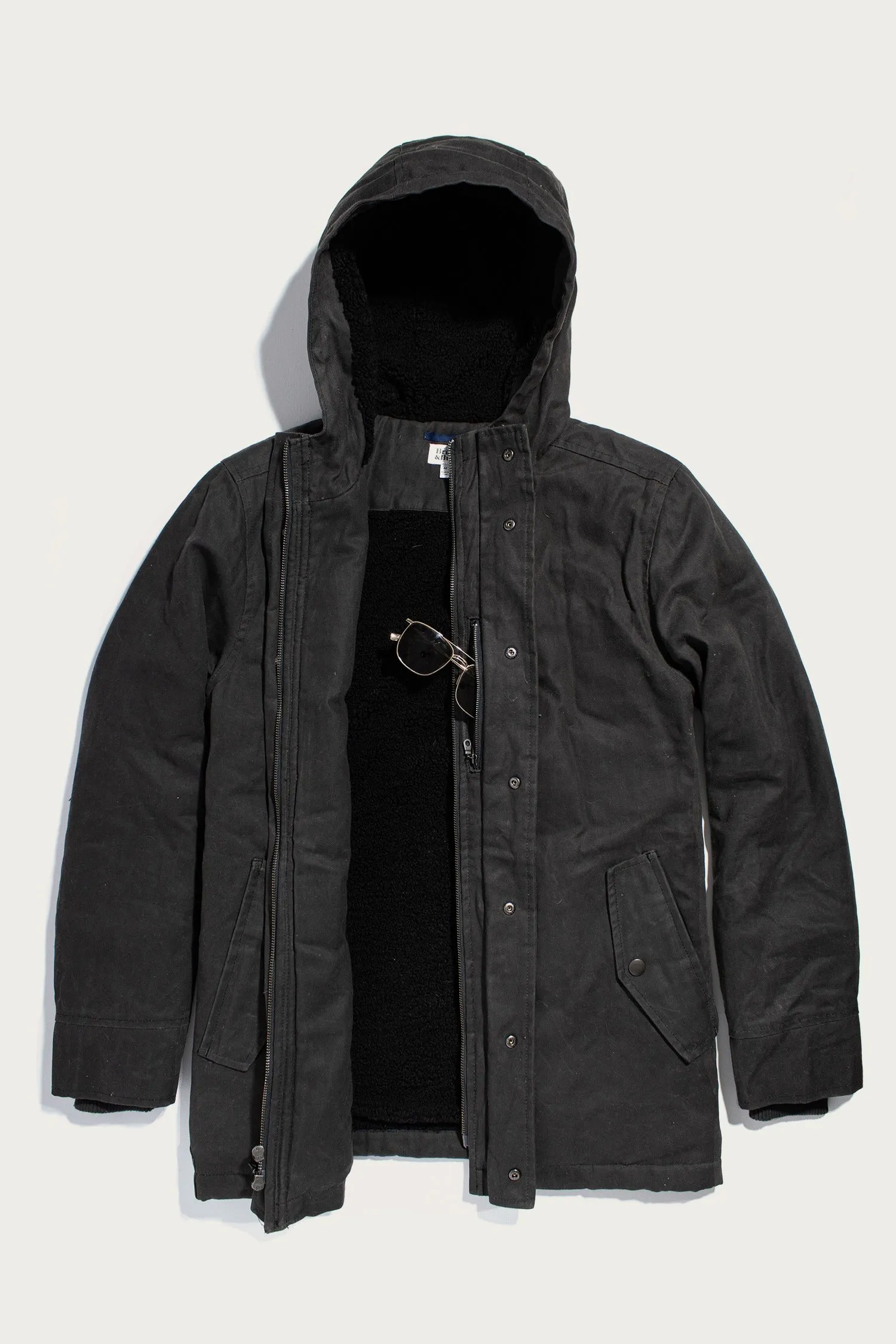 Sitka Parka / Charcoal Waxed Canvas