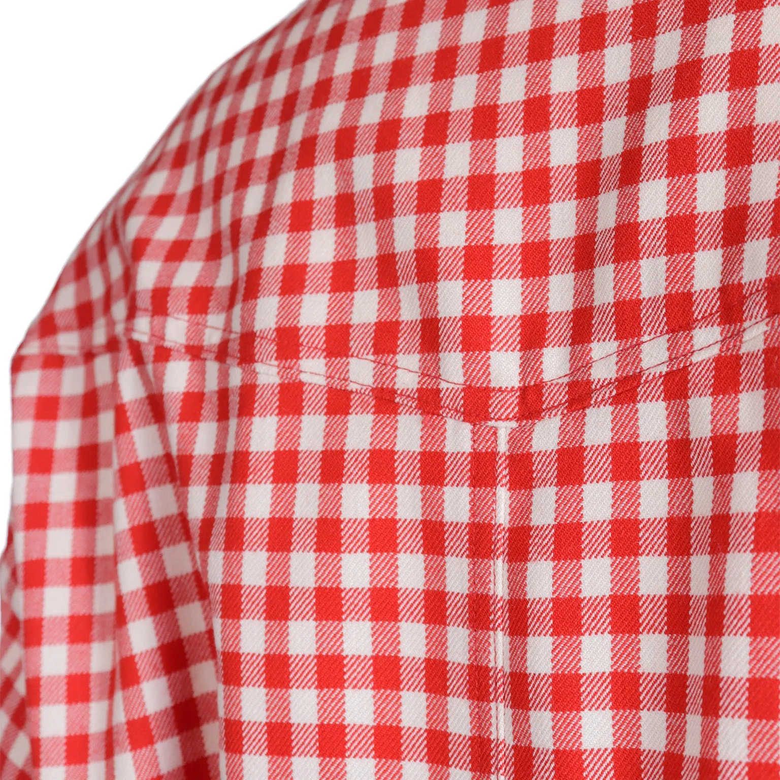 S/S 1989 Isaac Mizrahi Red Gingham Lightweight Shacket Jacket