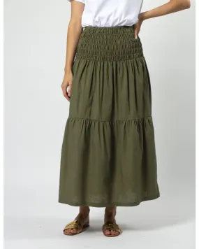 Stella   Gemma Aja Skirt - Olive Grove