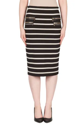 Striped Midi Skirt