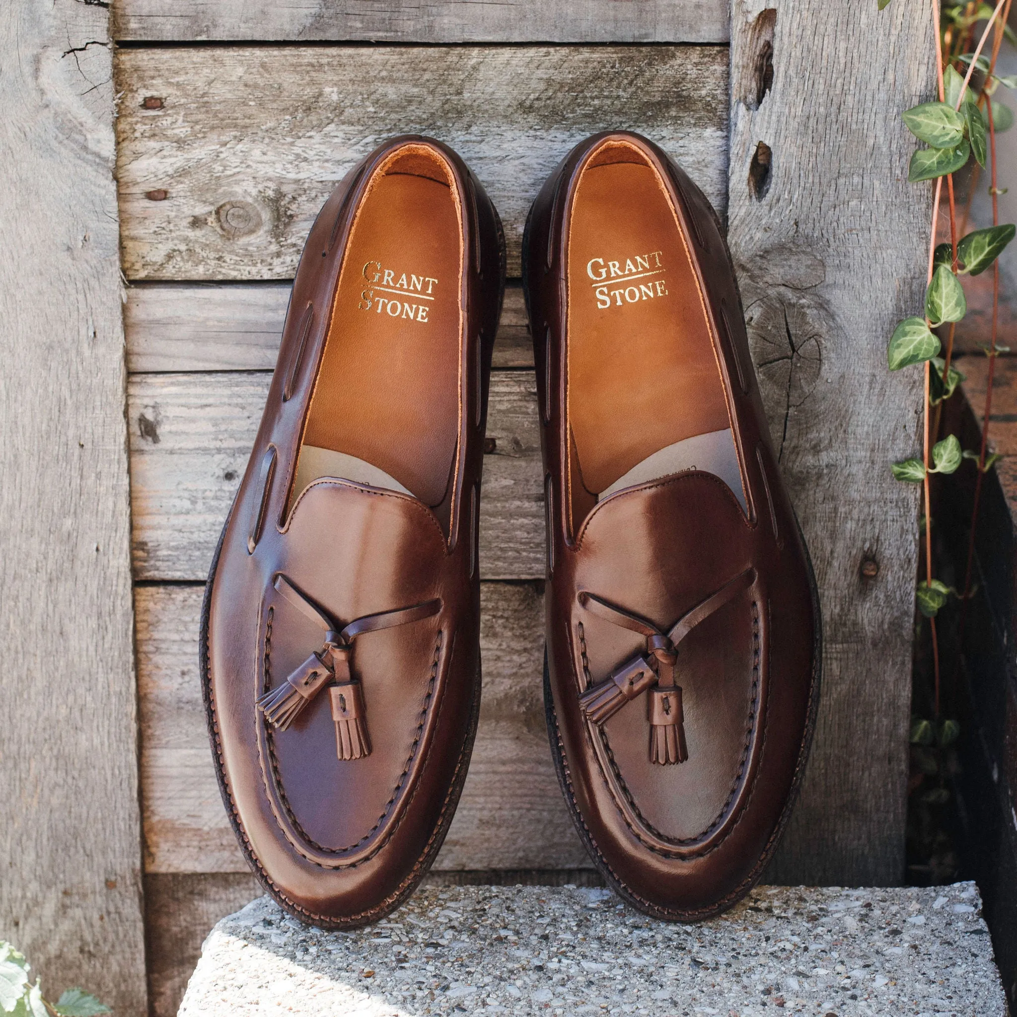 Tassel Loafer Tobacco Calf