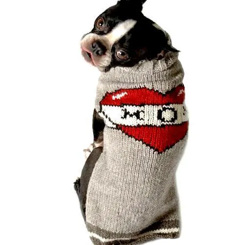 Tattooed Mom Wool Dog Sweater