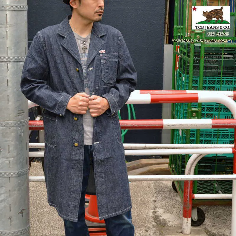 TCB jeans "Cathartt Traveller Coat" 9oz Denim Coat