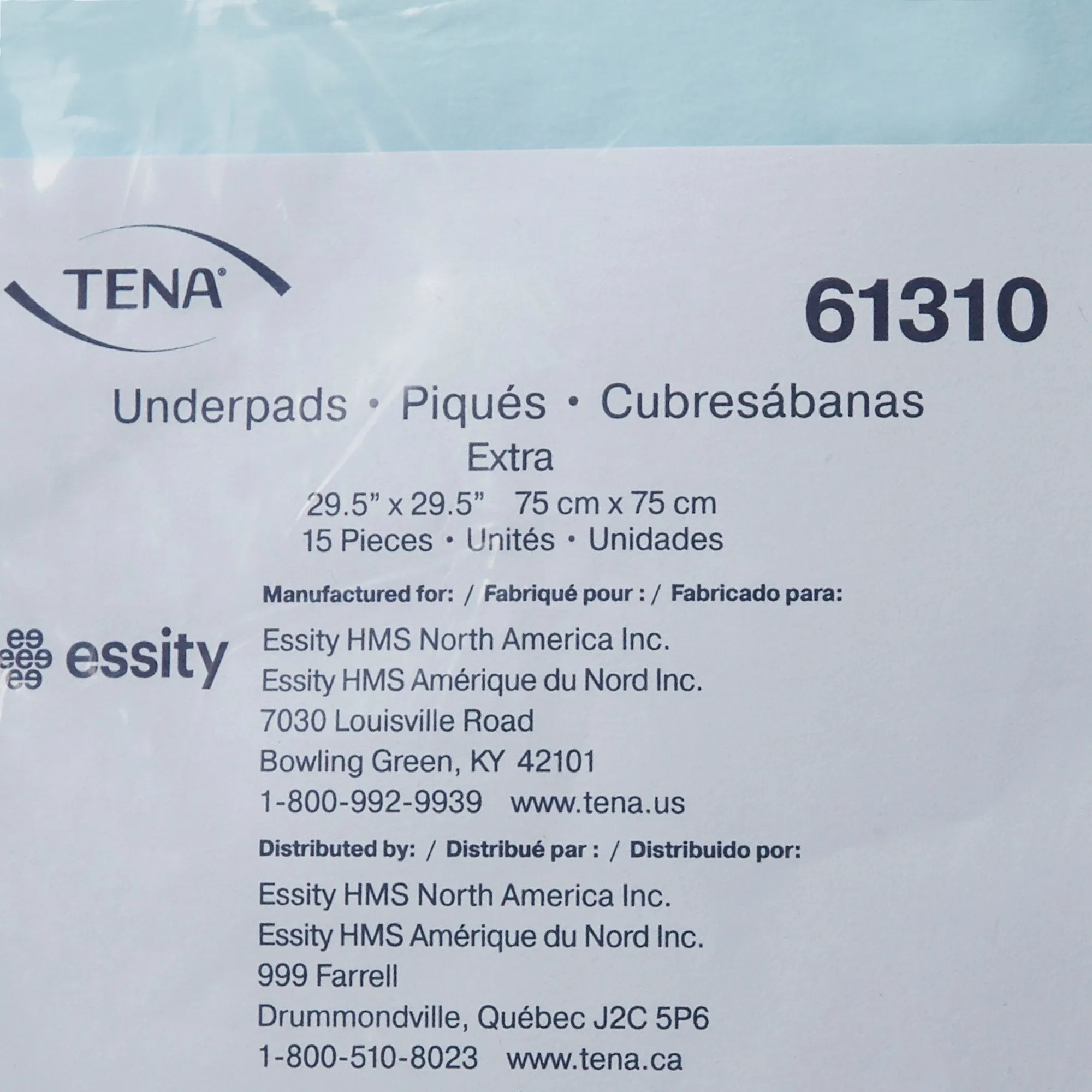 Tena® Large Underpad, 29½ x 29½ Inch