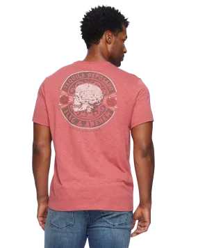 TEQUILA REPOSADO SKULL ROSES SLUB TEE