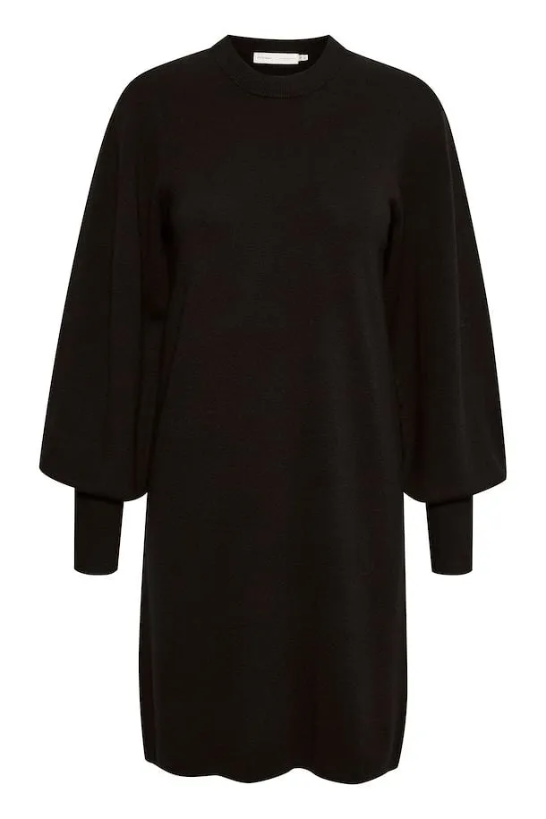 The Sammy Sweater Dress by InWear - Black - PLUS