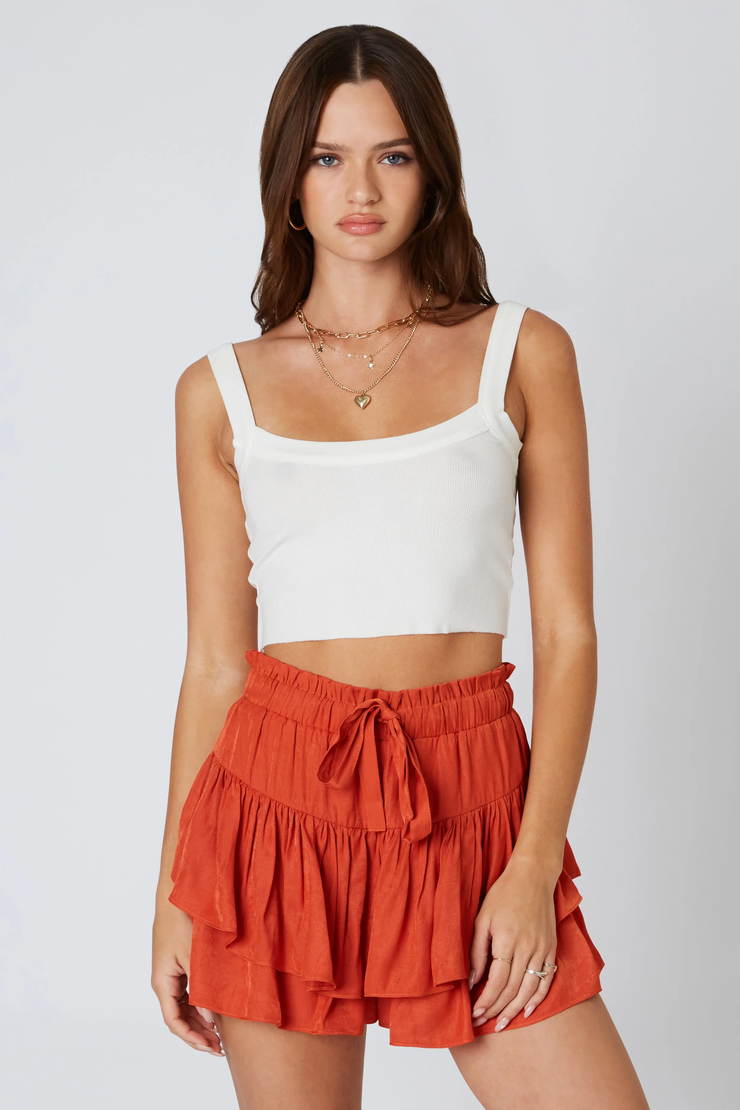 Tiered Mini Skort