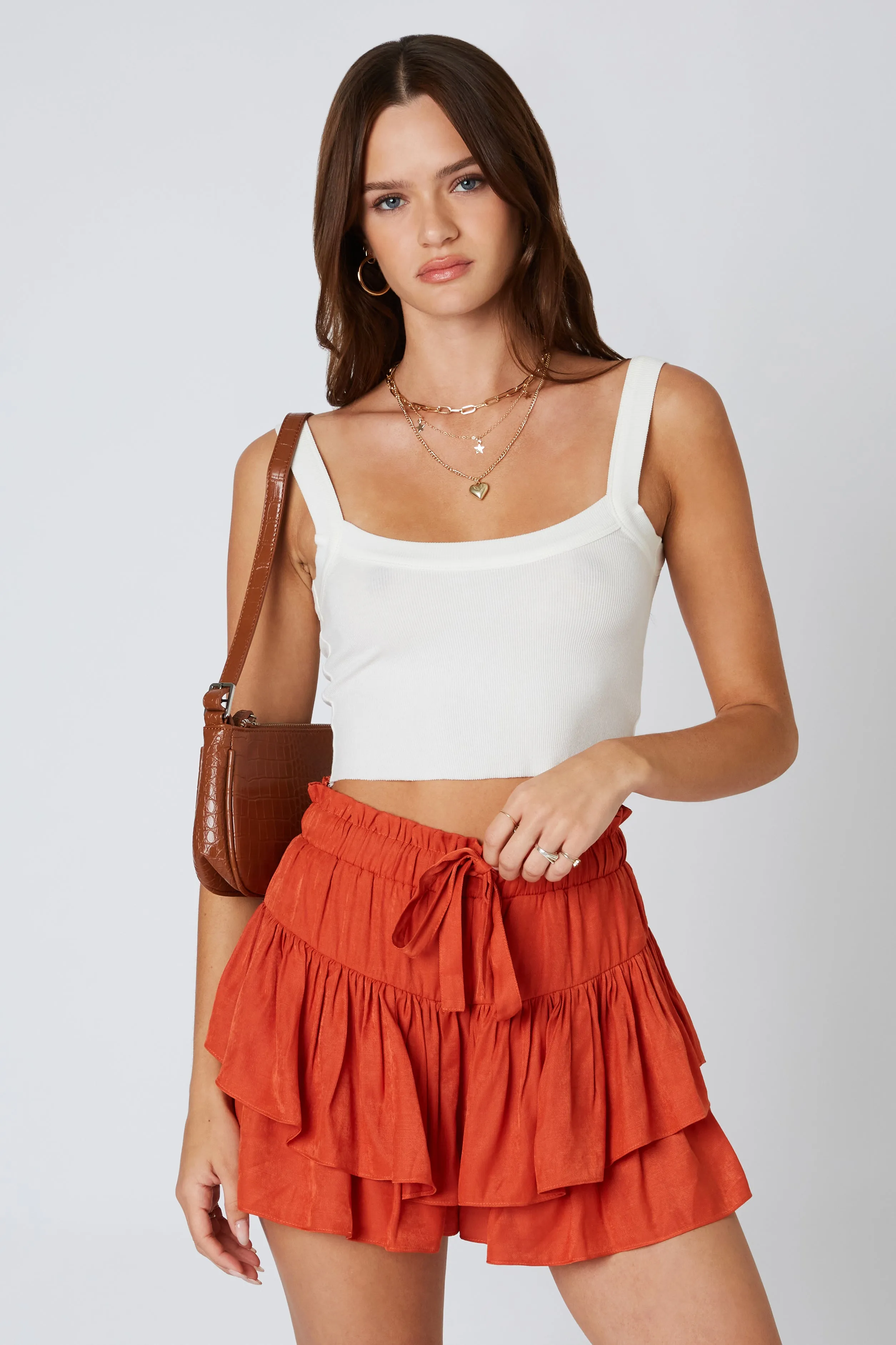 Tiered Mini Skort