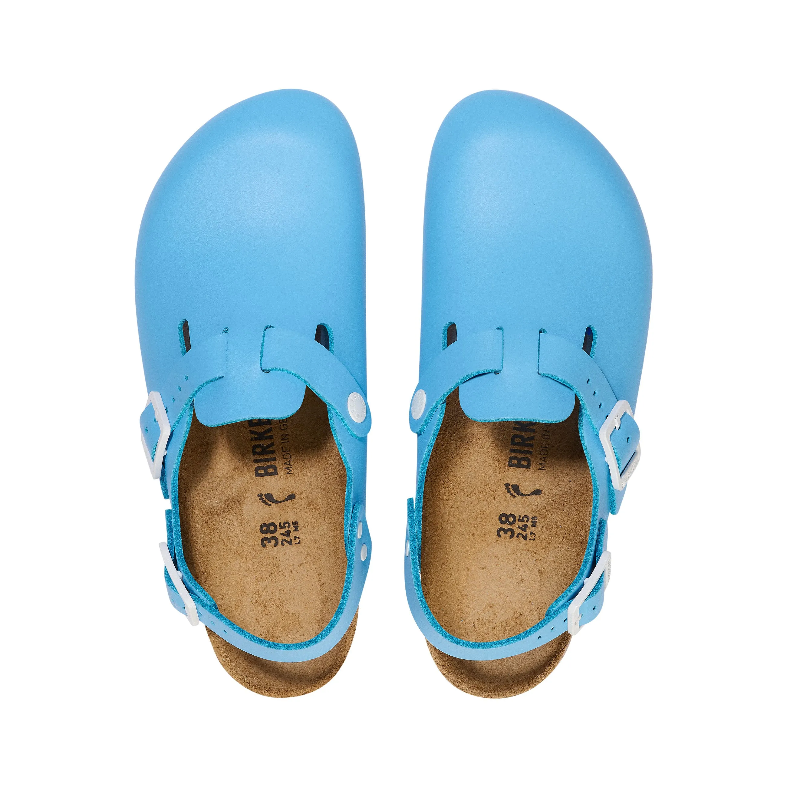 Tokio Pro Sky Blue PU Coated Natural Leather