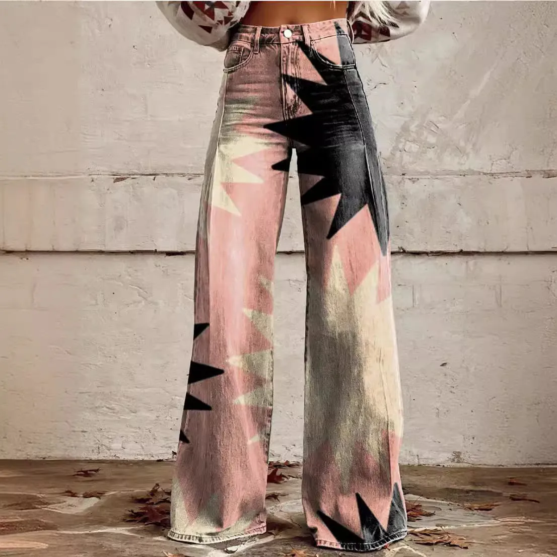 Toleet 90s fashion 2024 boho Women's Trousers Must Have Western Style Pants Trousers Women Flared Pants