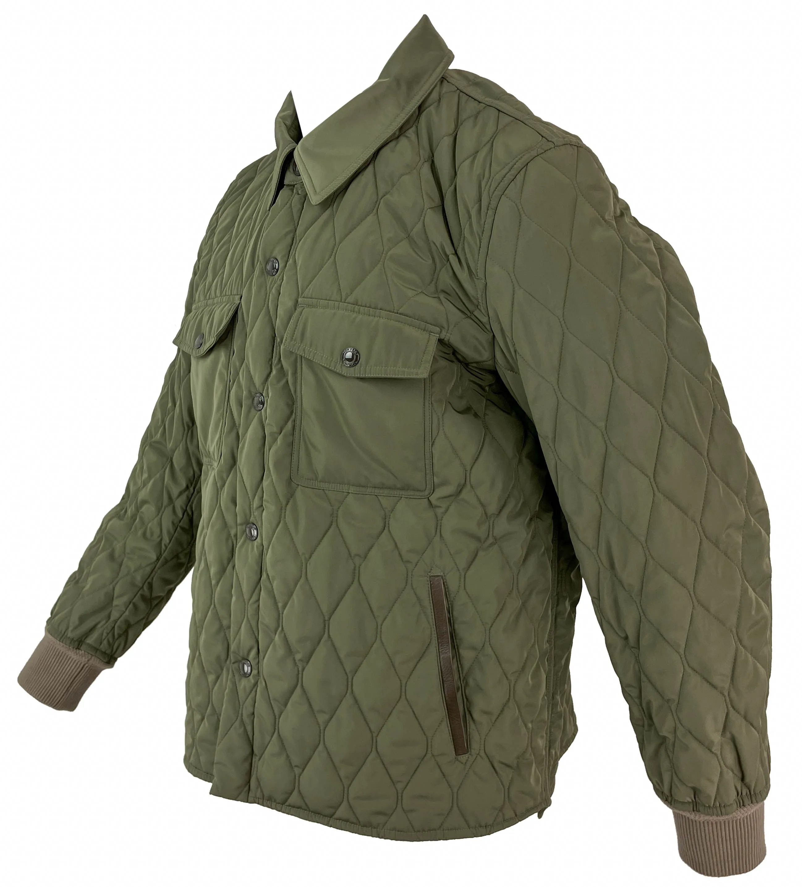 Tom Ford Quilted Jacket in Elm