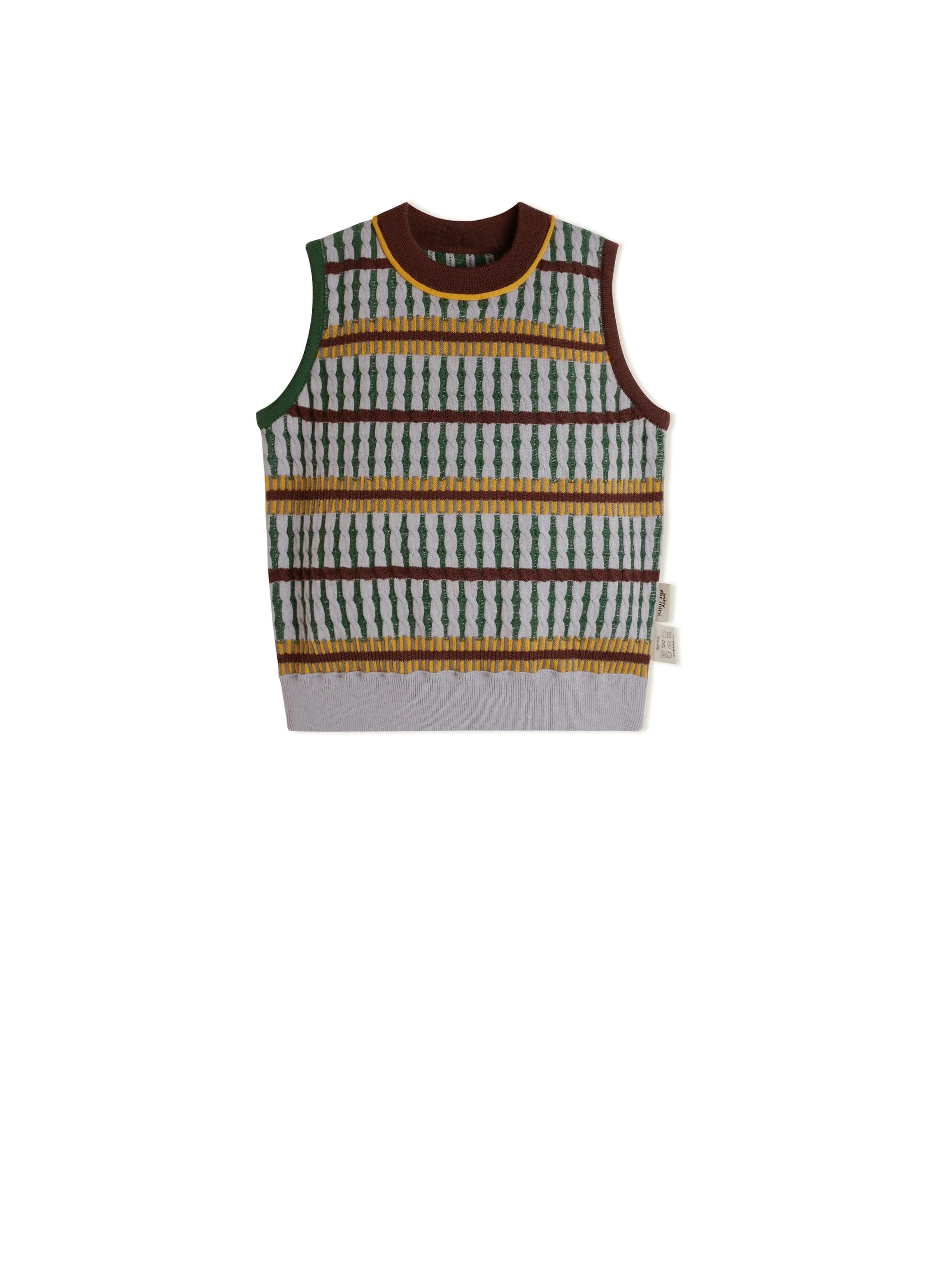 Vest / jnby for mini Stripped Knitted Vest