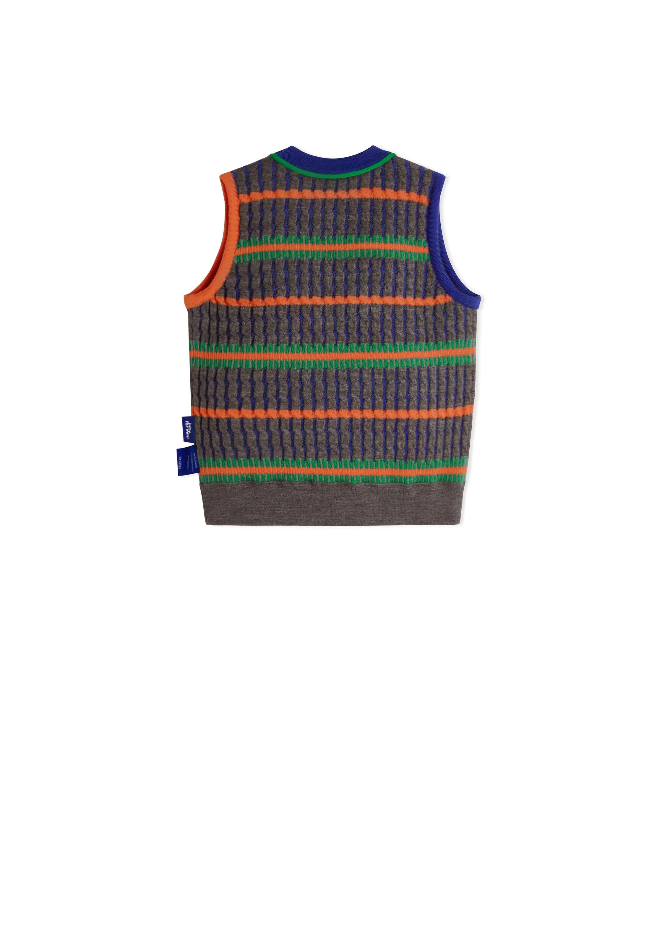 Vest / jnby for mini Stripped Knitted Vest