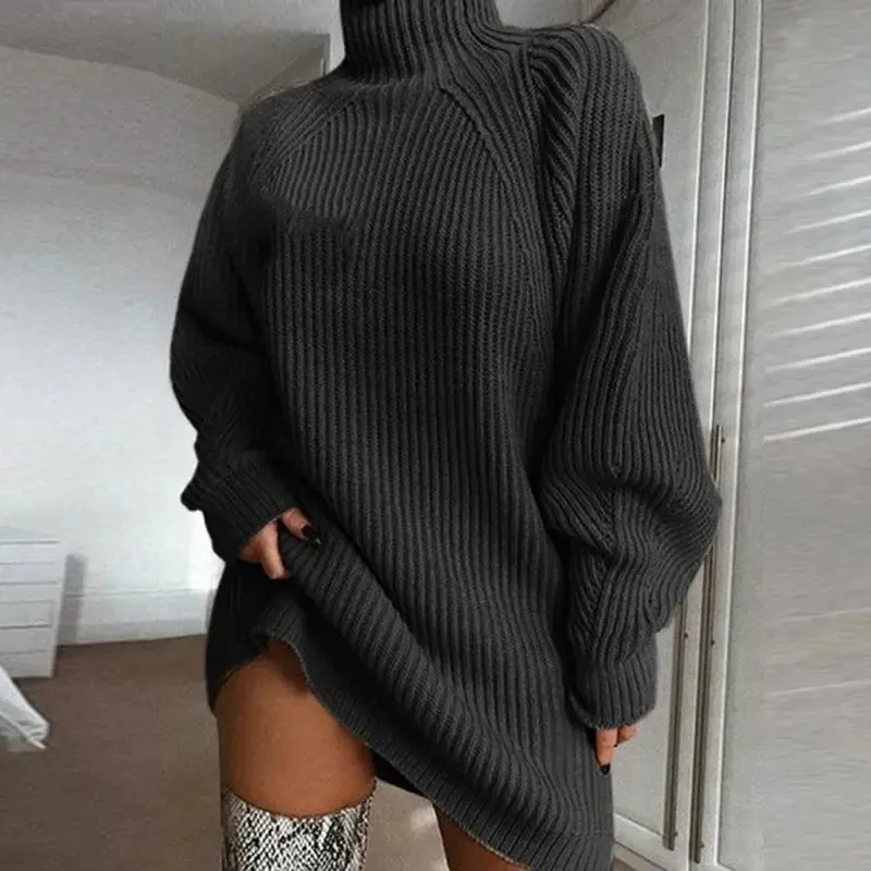 Warm Women Sweater Dress